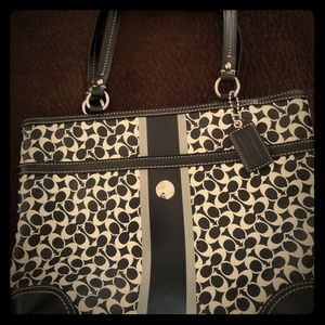 Coach Chelsea Heritage Stripe Tote